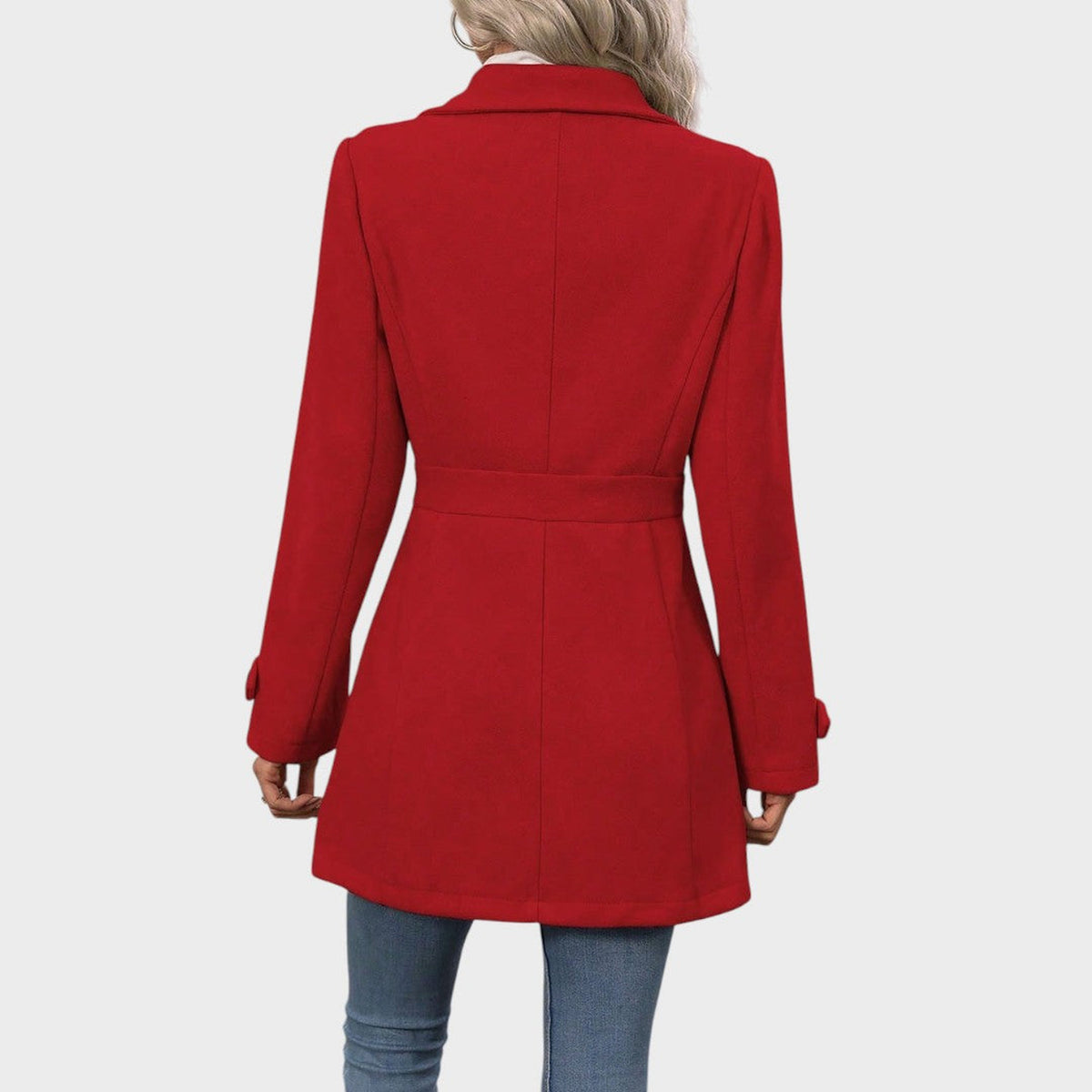 Chantal | Manteau cintré boutonné