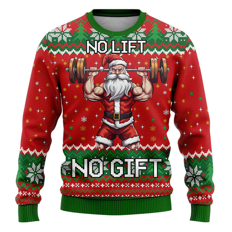 Pull de Noël homme à motifs fantaisie — Amielle Paris