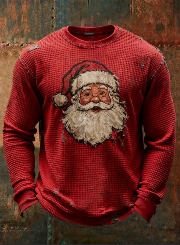 Pull de Noël homme à Père Noël rétro — Amielle Paris