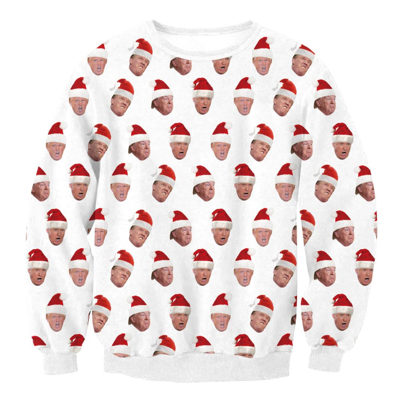 Pull de Noël en coton à motifs multicolores — Amielle Paris