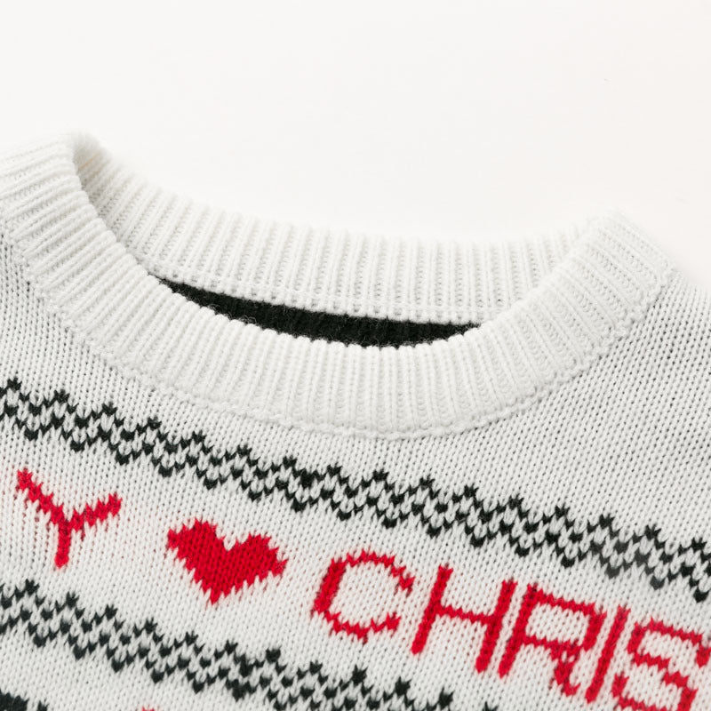 Pull de Noël à rennes et cœurs — Amielle Paris