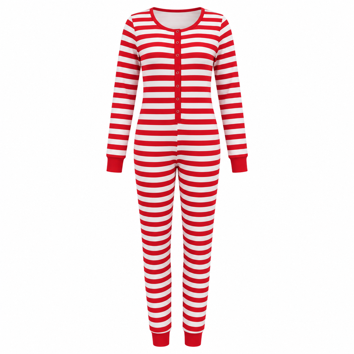 Combinaison pyjama de Noël à rayures — Amielle Paris