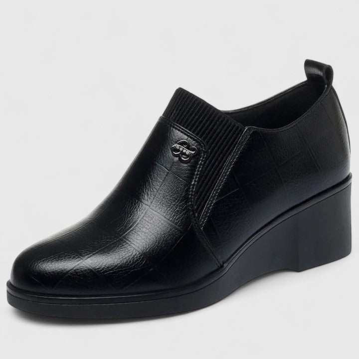 Bottines Chelsea à talon compensé — Amielle Paris
