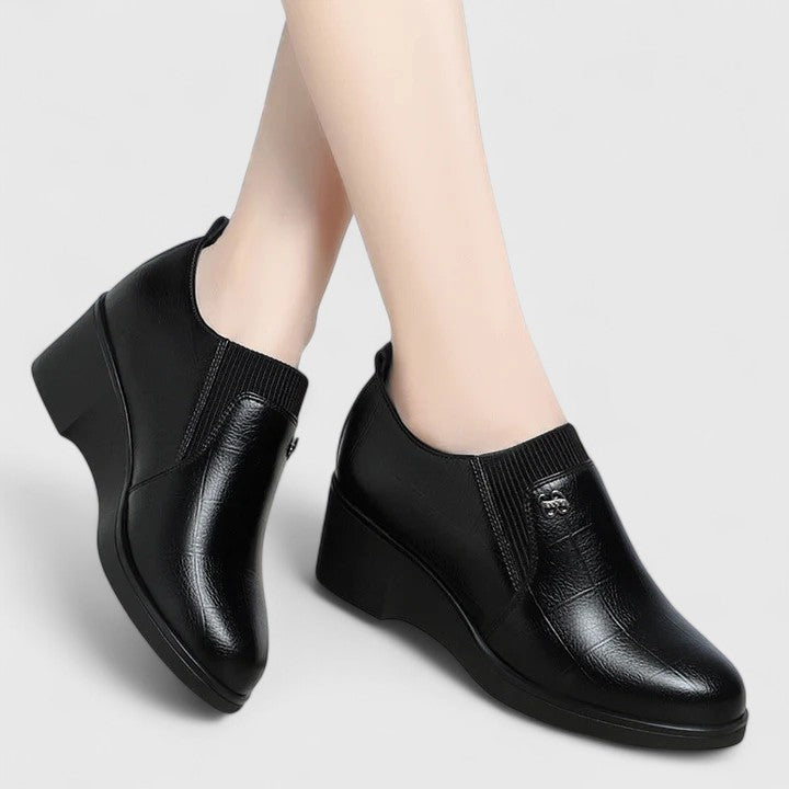 Bottines Chelsea à talon compensé — Amielle Paris