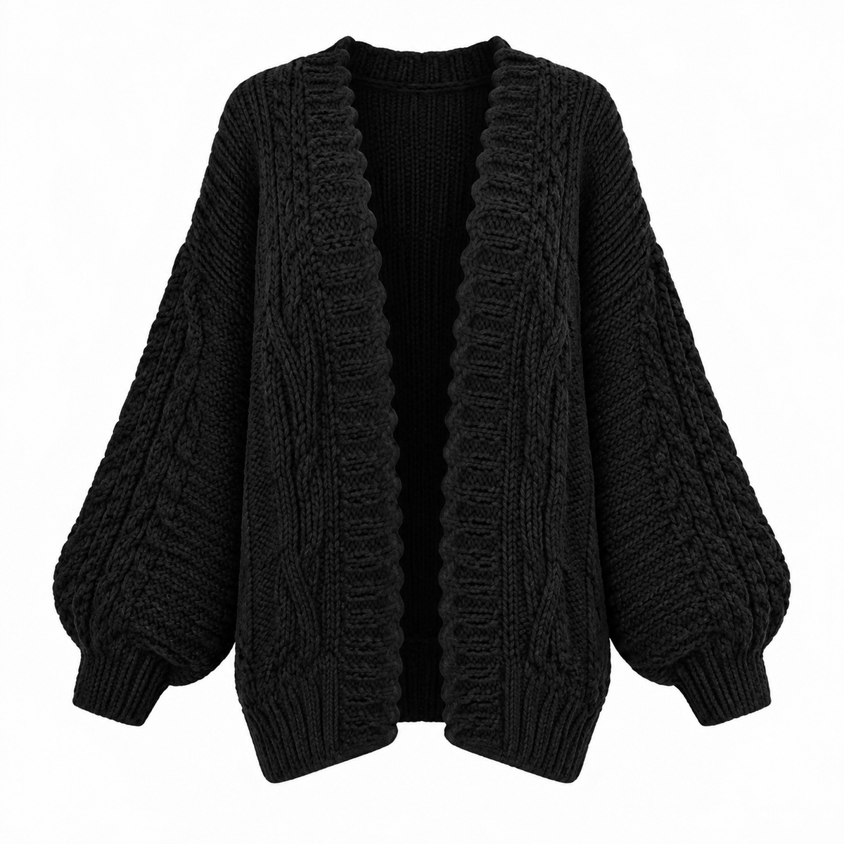 Matilda | Gilet ample en grosse maille — Amielle Paris