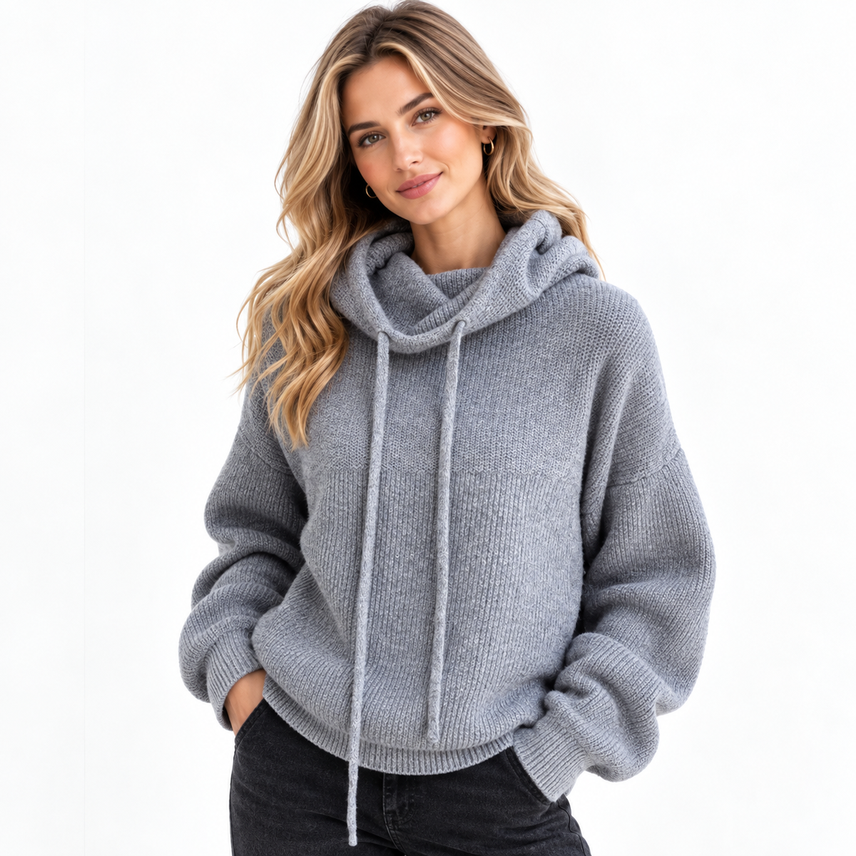 Eloise | Pull à col roulé avec cordon — Amielle Paris