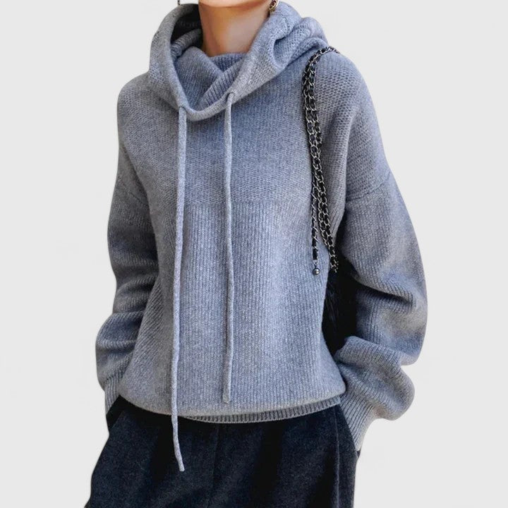 Eloise | Pull à col roulé avec cordon — Amielle Paris