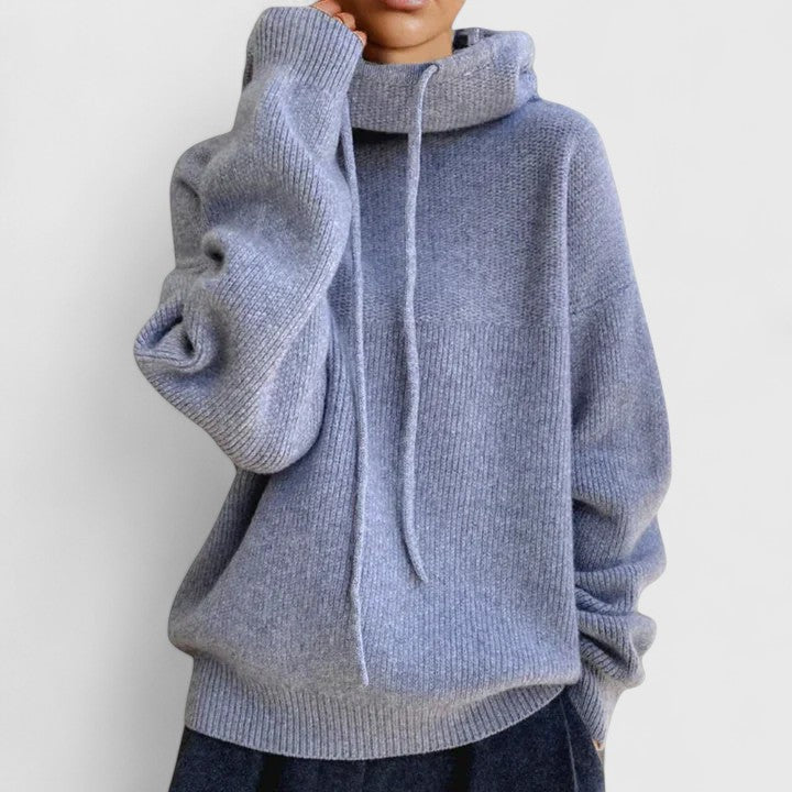 Eloise | Pull à col roulé avec cordon — Amielle Paris