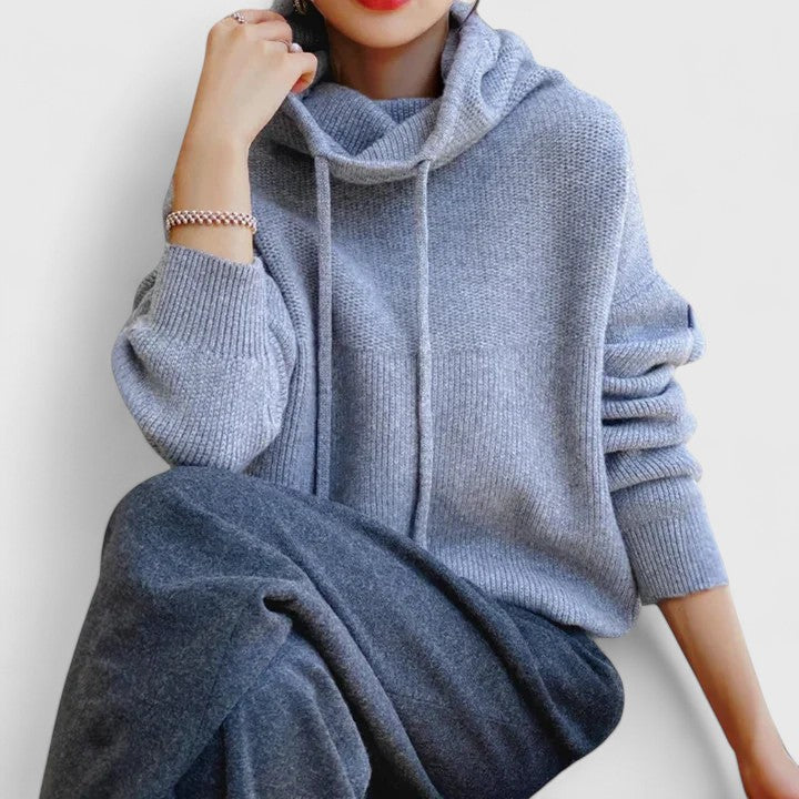 Eloise | Pull à col roulé avec cordon — Amielle Paris