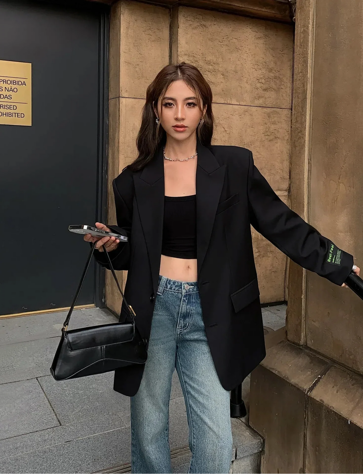 Amélie | Robe blazer ample — Amielle Paris