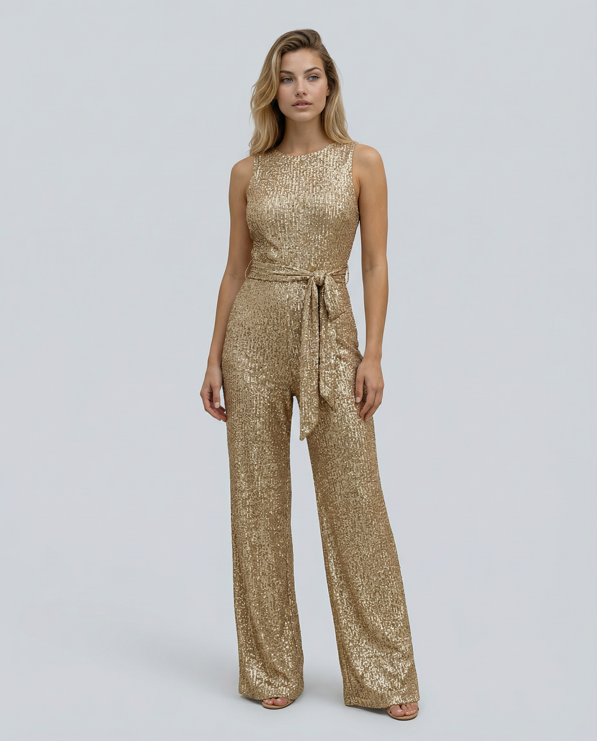 Georgiana | Combinaison large à sequins — Amielle Paris