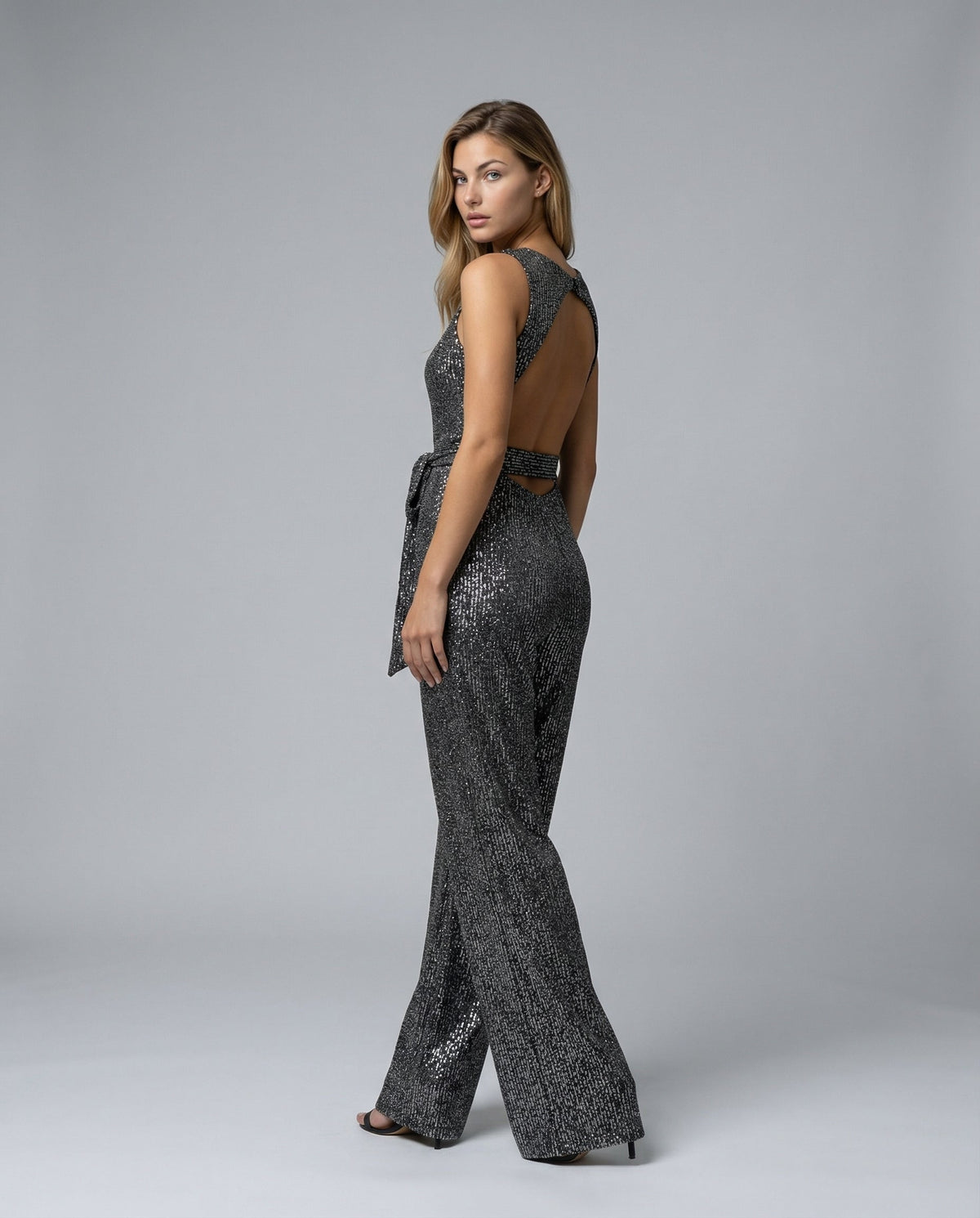 Georgiana | Combinaison large à sequins — Amielle Paris