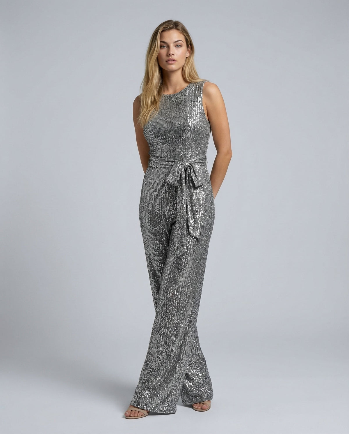 Georgiana | Combinaison large à sequins — Amielle Paris