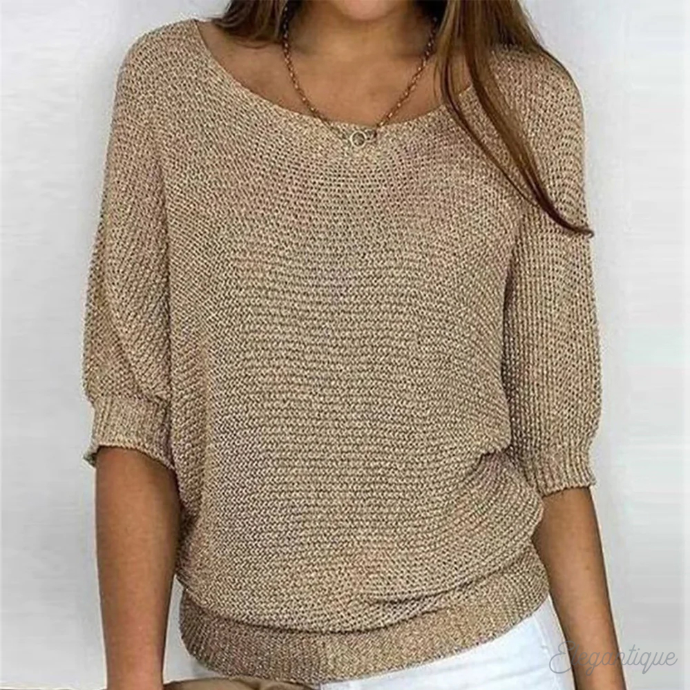 Lydia | Pull ample à manches chauve-souris — Amielle Paris