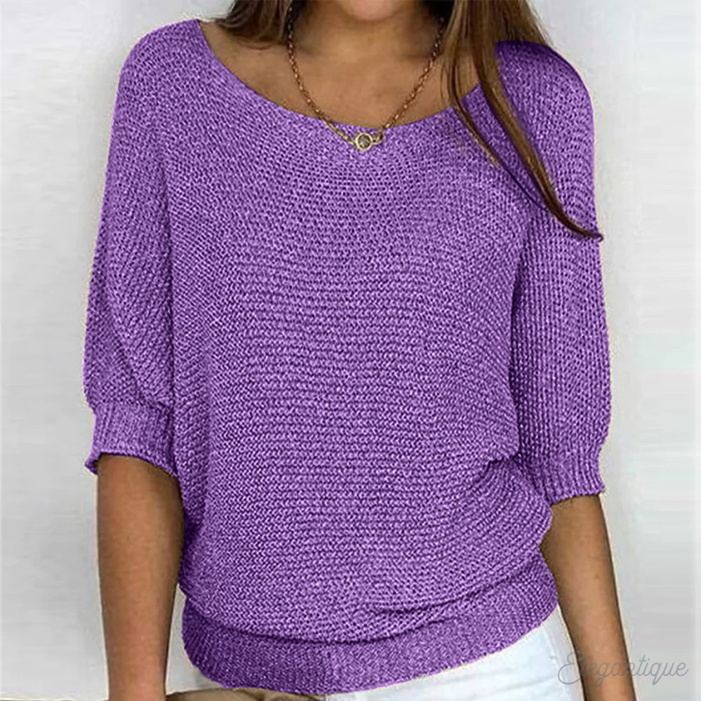Lydia | Pull ample à manches chauve-souris — Amielle Paris