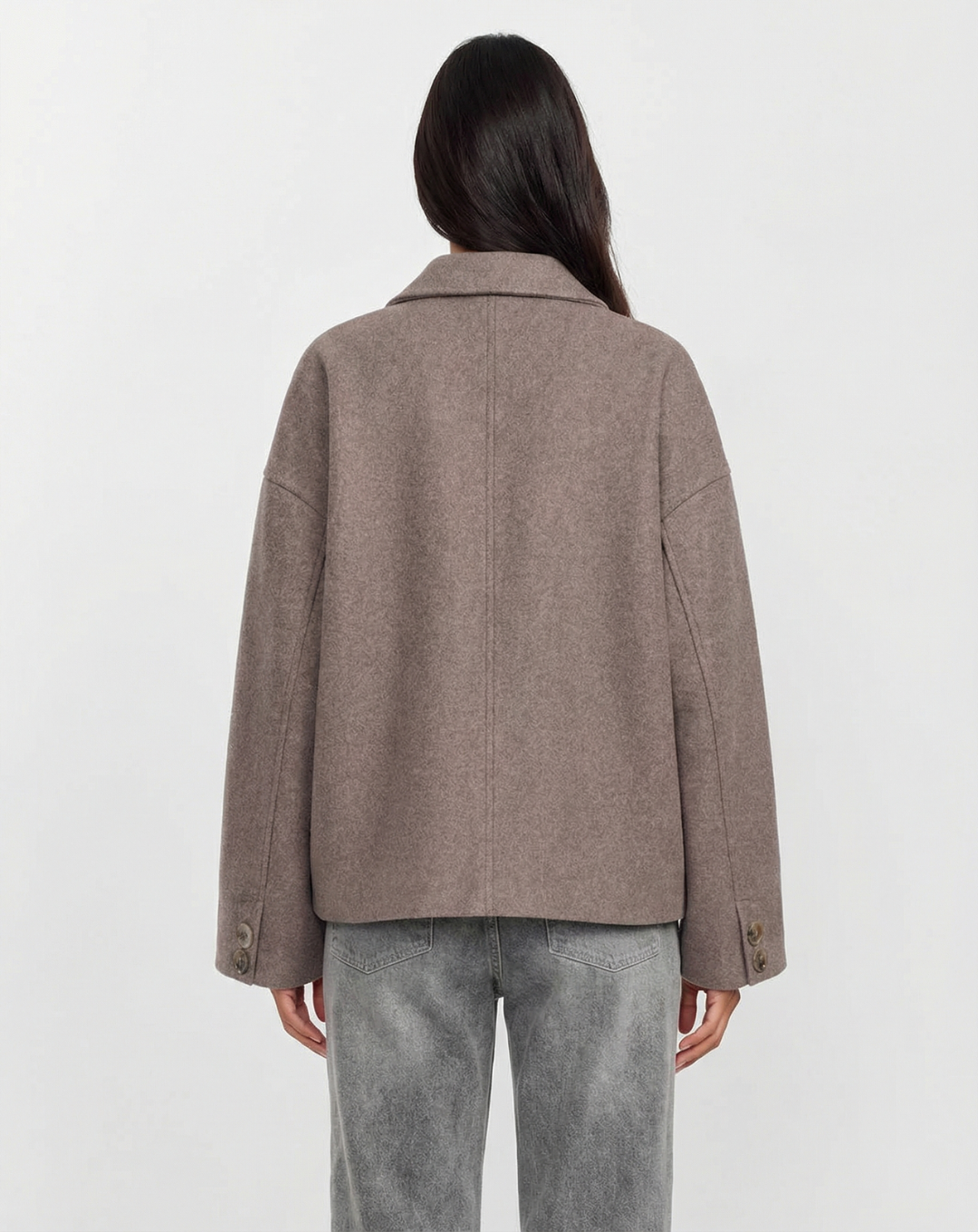 Amélie | Veste boutonnée à manches larges — Amielle Paris