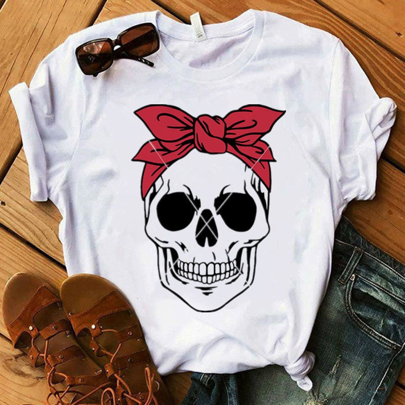 Bone Daddy — T-shirt Halloween tête de mort — vue 5