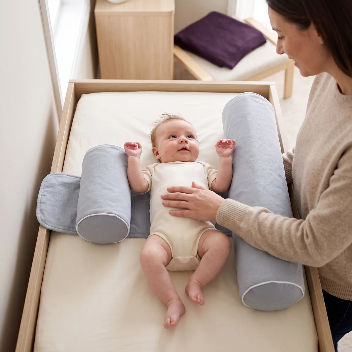 Coussin bébé réglable à deux rouleaux — vue 4