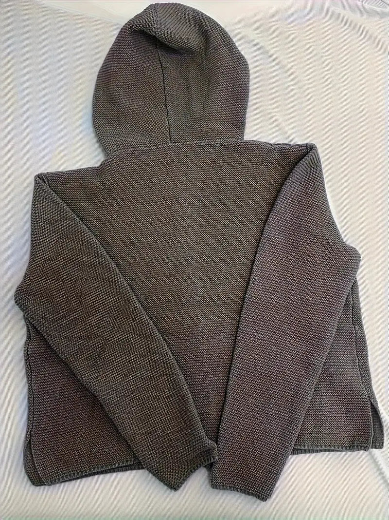Quinn — Cardigan boutonné en maille texturée — Amielle Paris