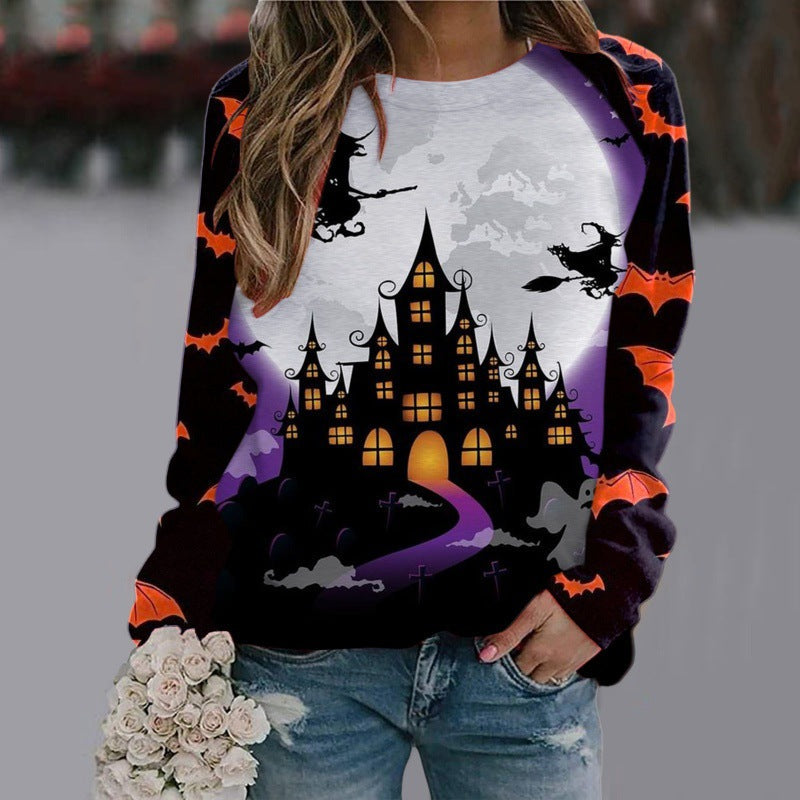 Broomstick Bash — Sweat imprimé Halloween — vue 8