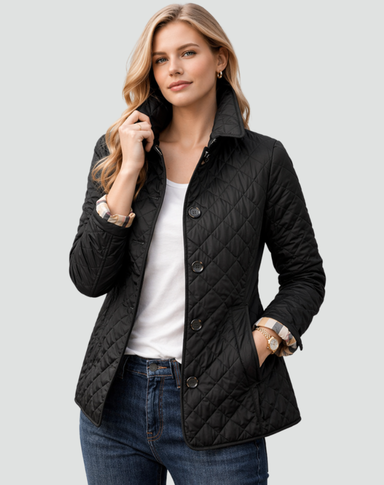 Chayenna — Veste matelassée à col montant — Amielle Paris