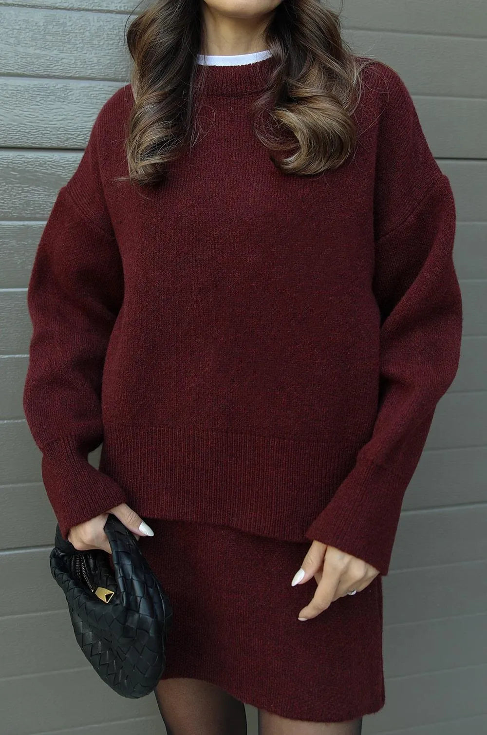 Vivian — Ensemble pull et jupe assortie — Amielle Paris