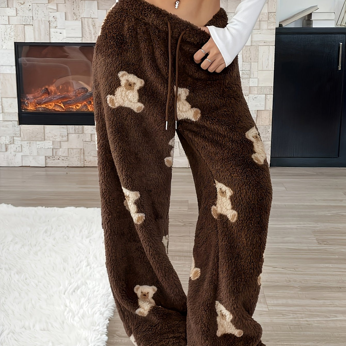 Pantalon d'intérieur large à motif ourson — Amielle Paris