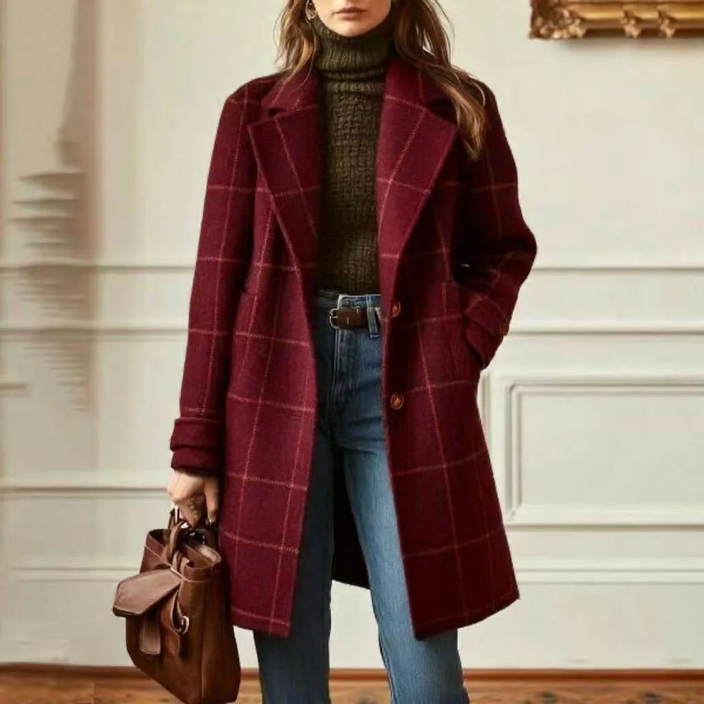 Camille — Manteau à carreaux — vue 6