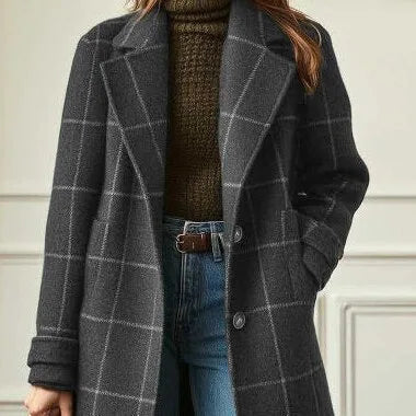 Camille — Manteau à carreaux — vue 4