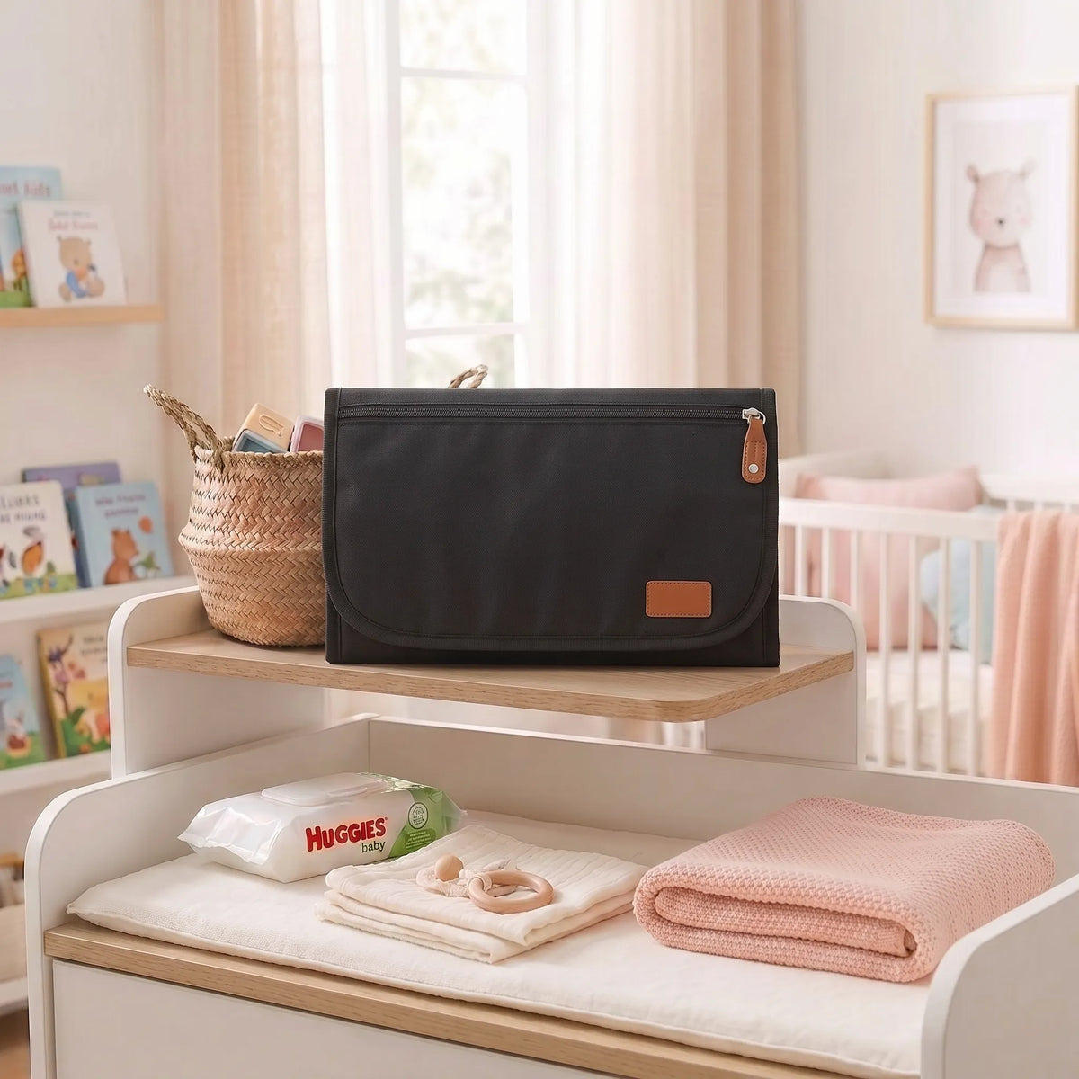Pochette à langer nomade avec tapis imperméable — vue 5