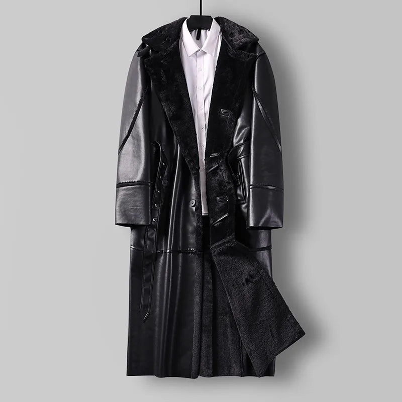 Clemens — Manteau long doublé pour homme — vue 4