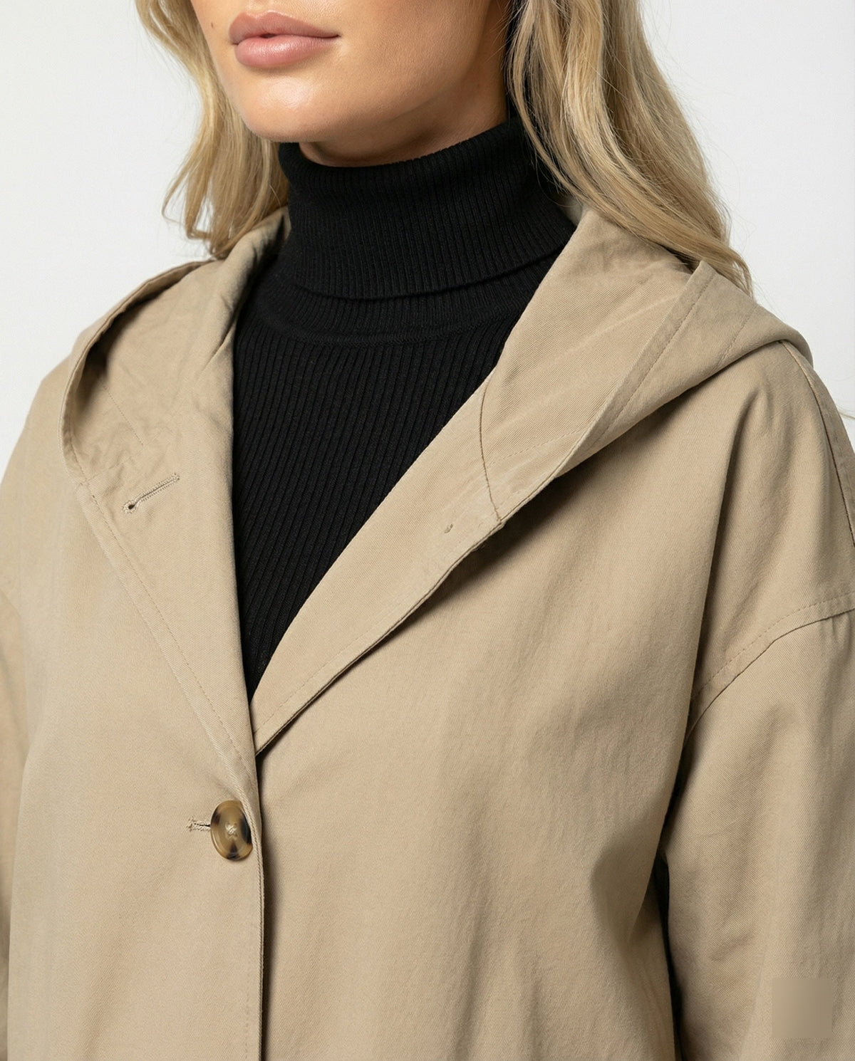 Juliette — Manteau long à capuche — Amielle Paris