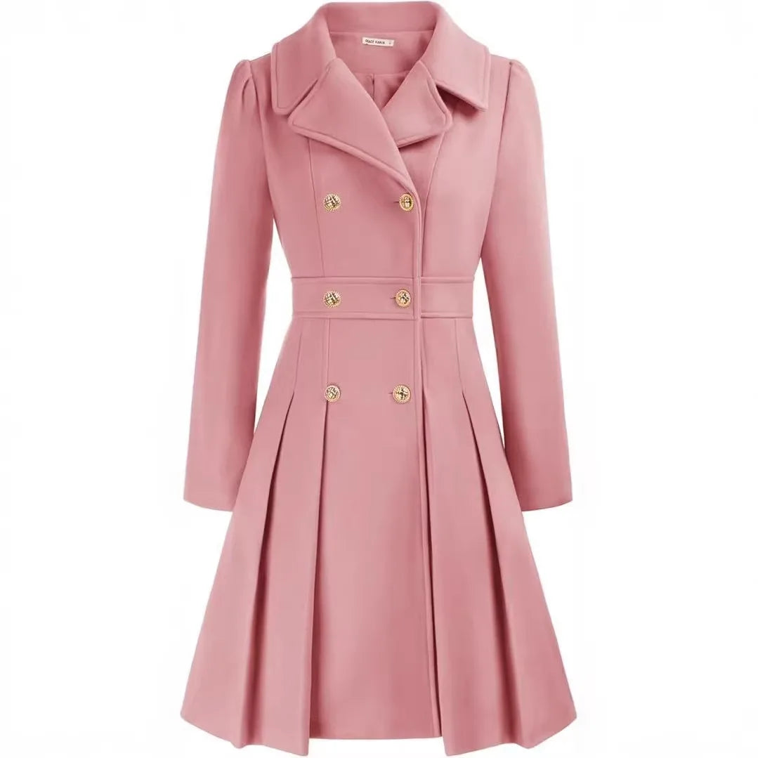 Ellena — Manteau cintré à jupe évasée — vue 4