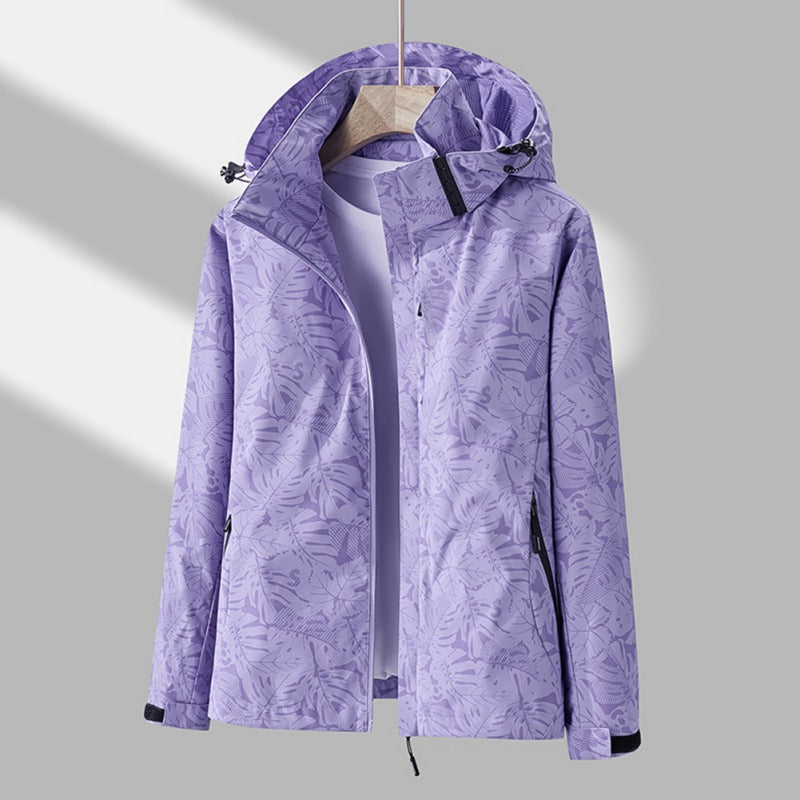 Mia — Veste légère à capuche ajustable — Amielle Paris
