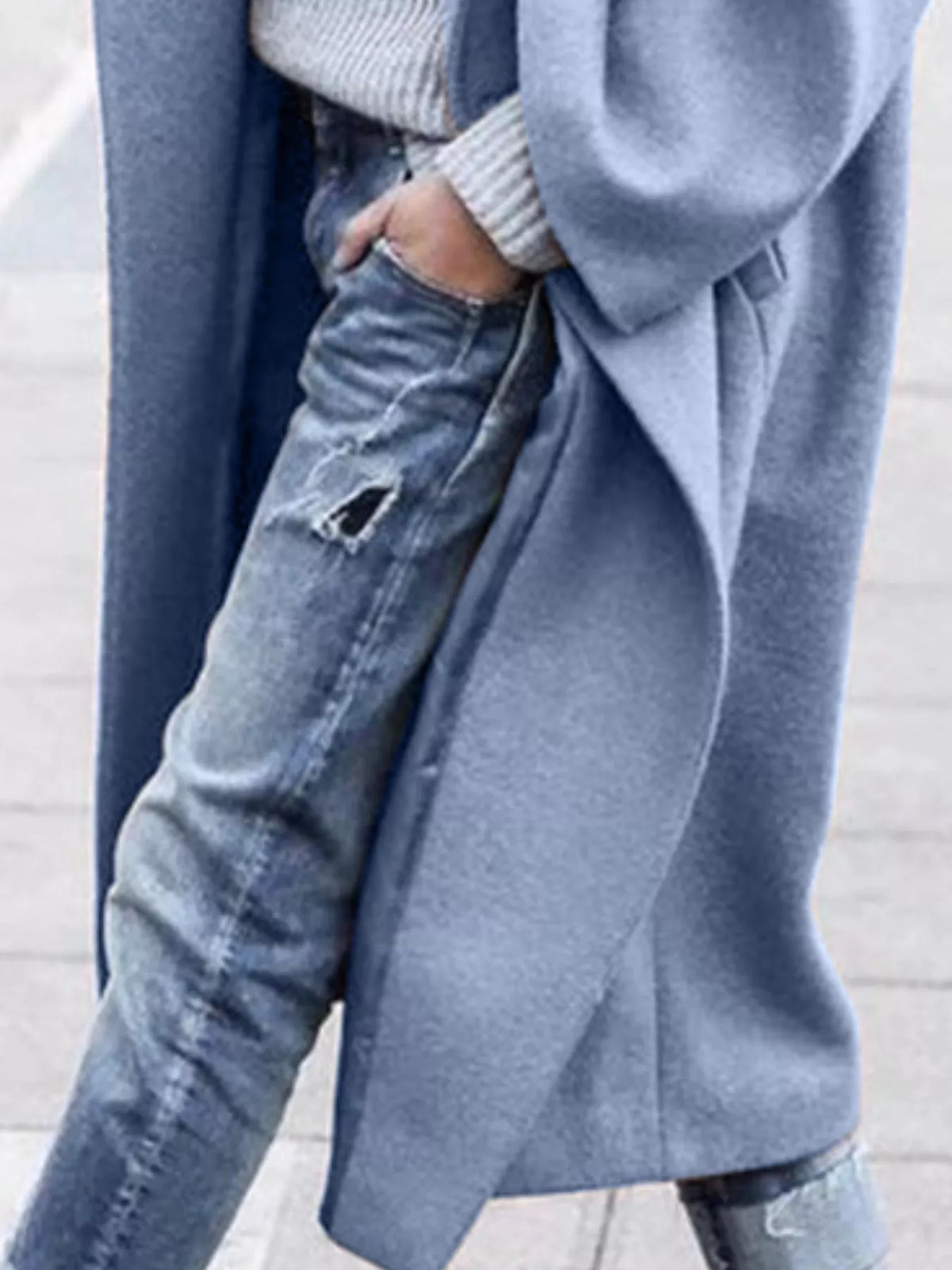 Manteau long ample à manches larges — Amielle Paris