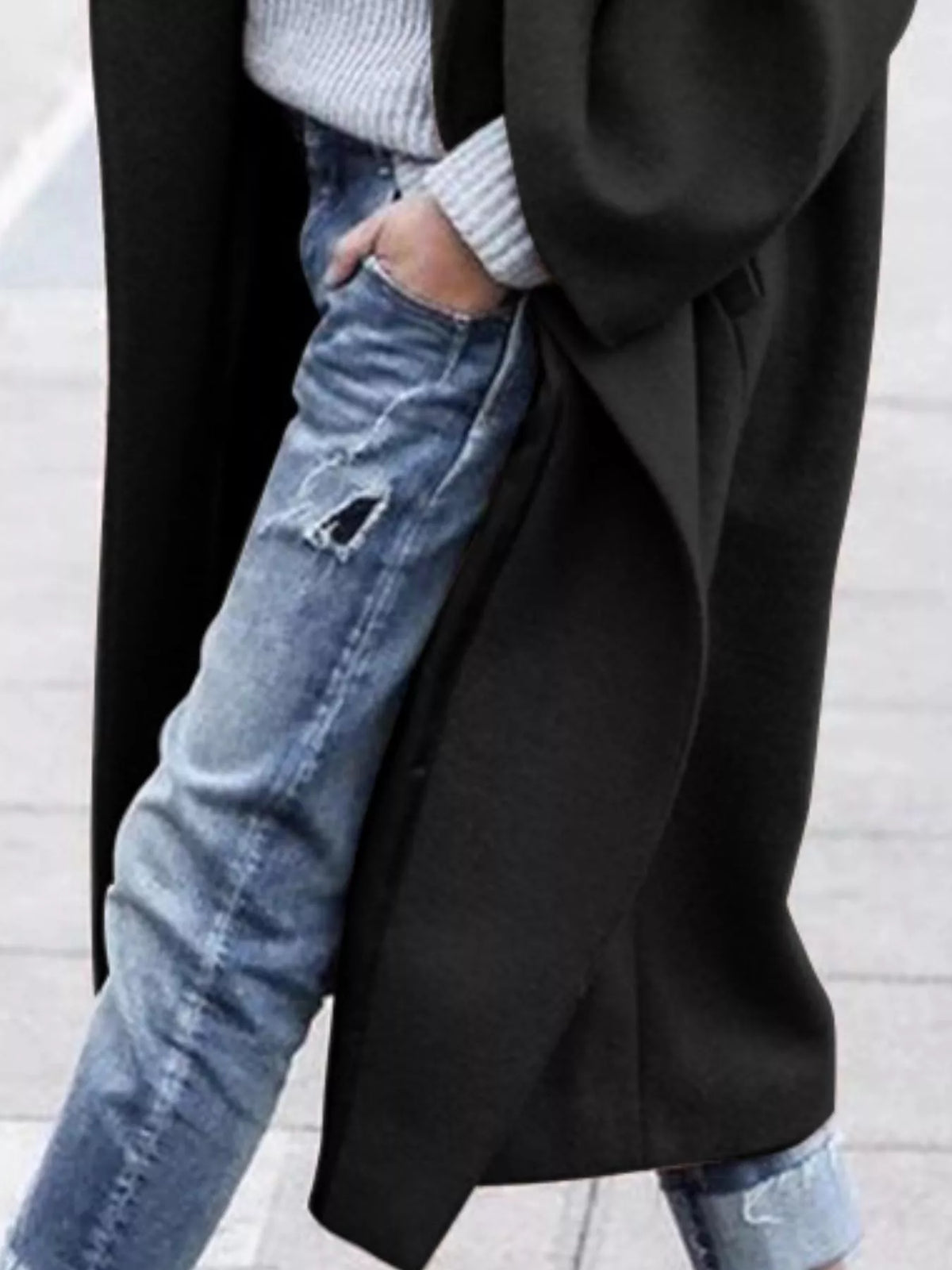 Manteau long ample à manches larges — Amielle Paris