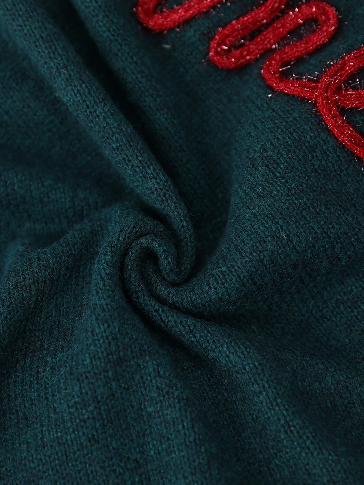 Pull de Noël à inscription Merry et col rond — Amielle Paris