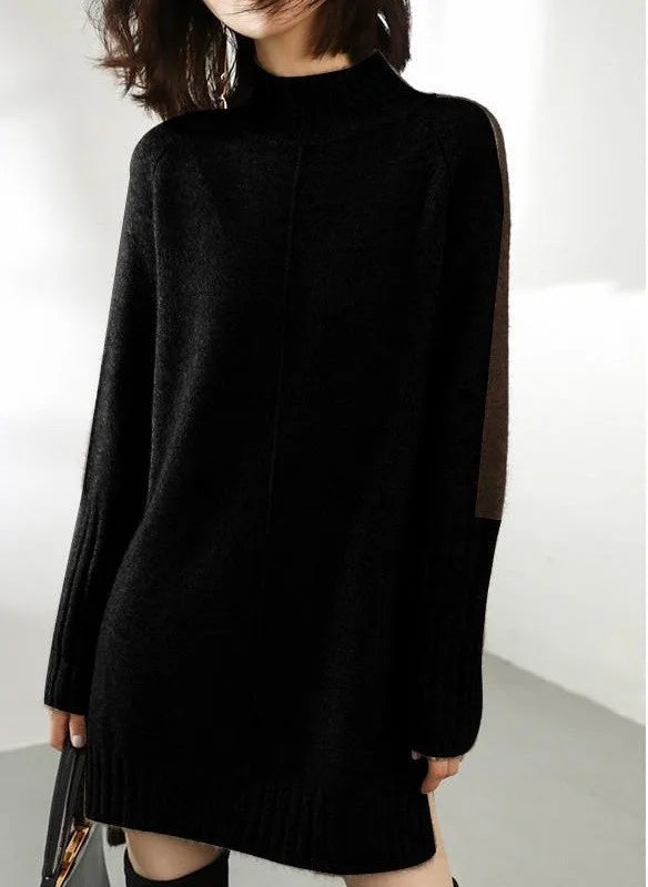 Gemma — Robe pull à col montant — vue 2