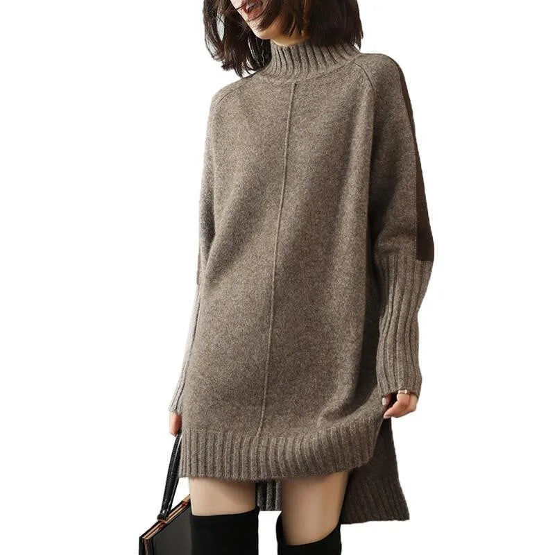 Gemma — Robe pull à col montant — vue 4