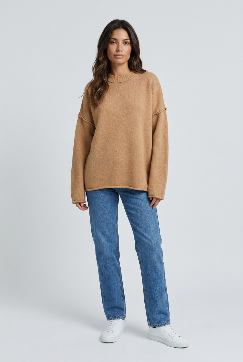 Pull ample à coutures apparentes — Juliette — Amielle Paris