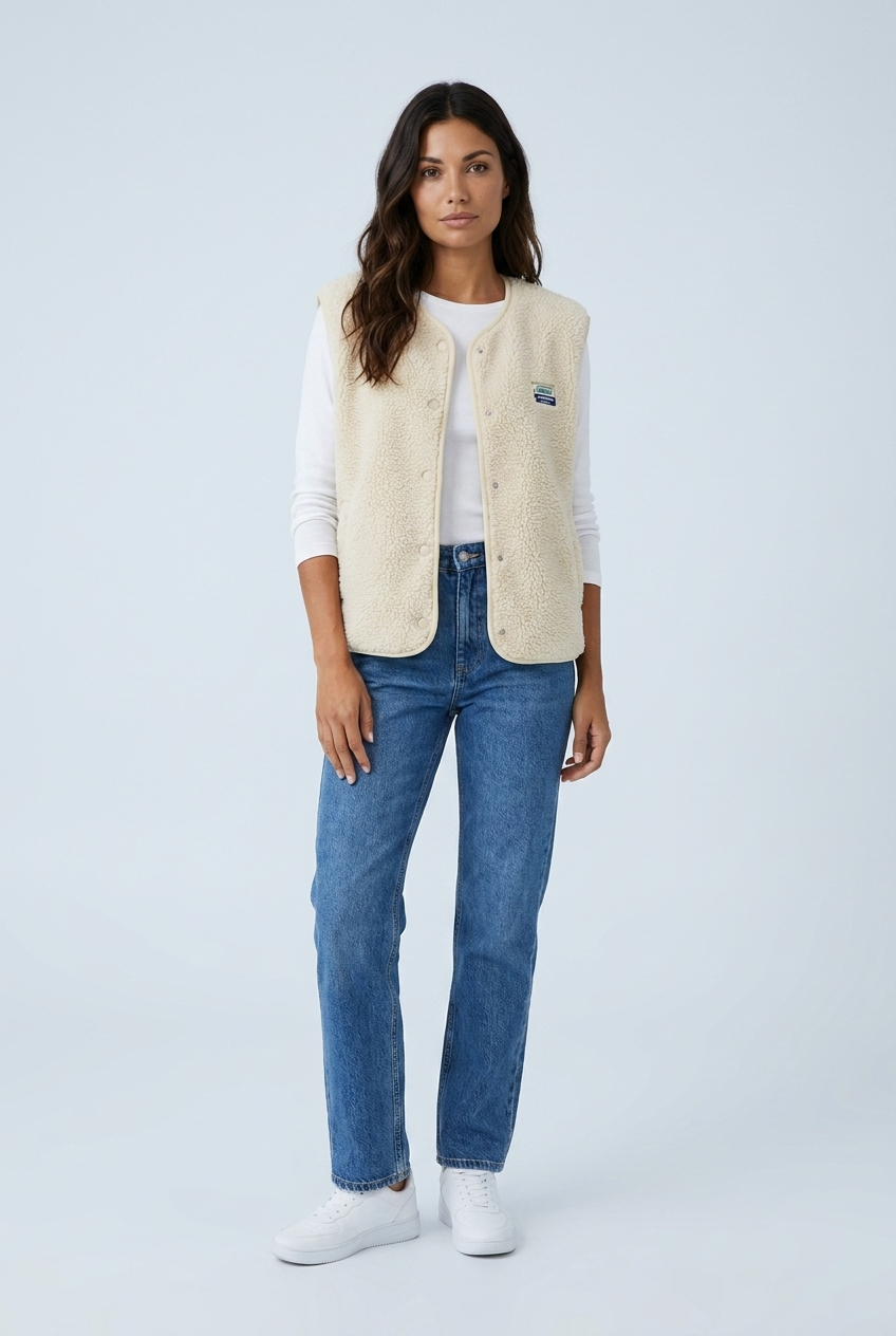 Gilet sans manches en polaire — Louise — Amielle Paris