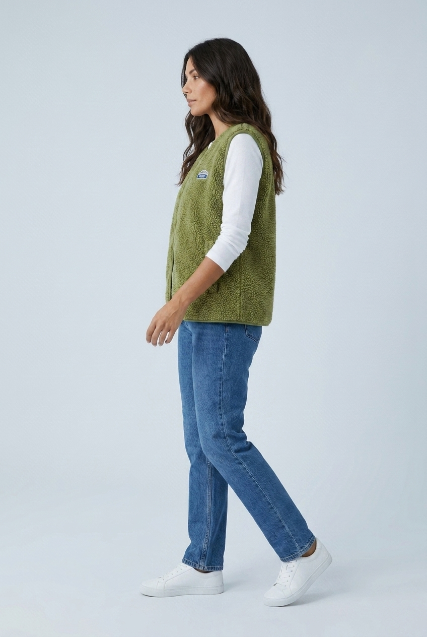 Gilet sans manches en polaire — Louise — Amielle Paris