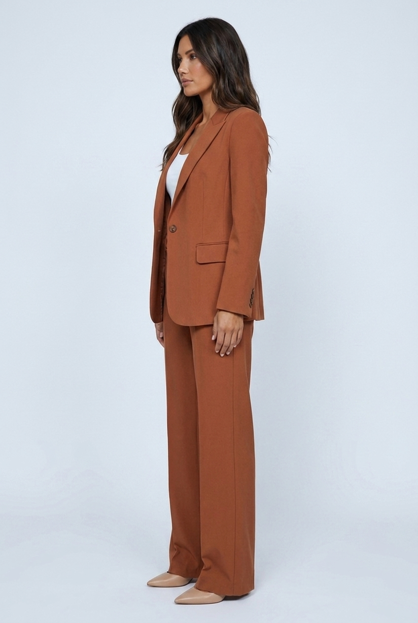Ines — Tailleur blazer et pantalon large — Amielle Paris
