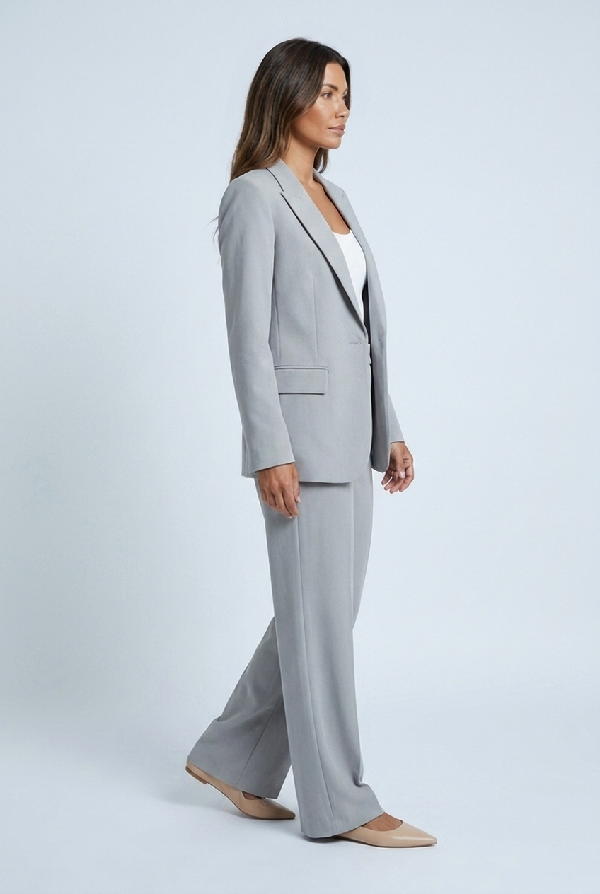 Ines — Tailleur blazer et pantalon large — Amielle Paris