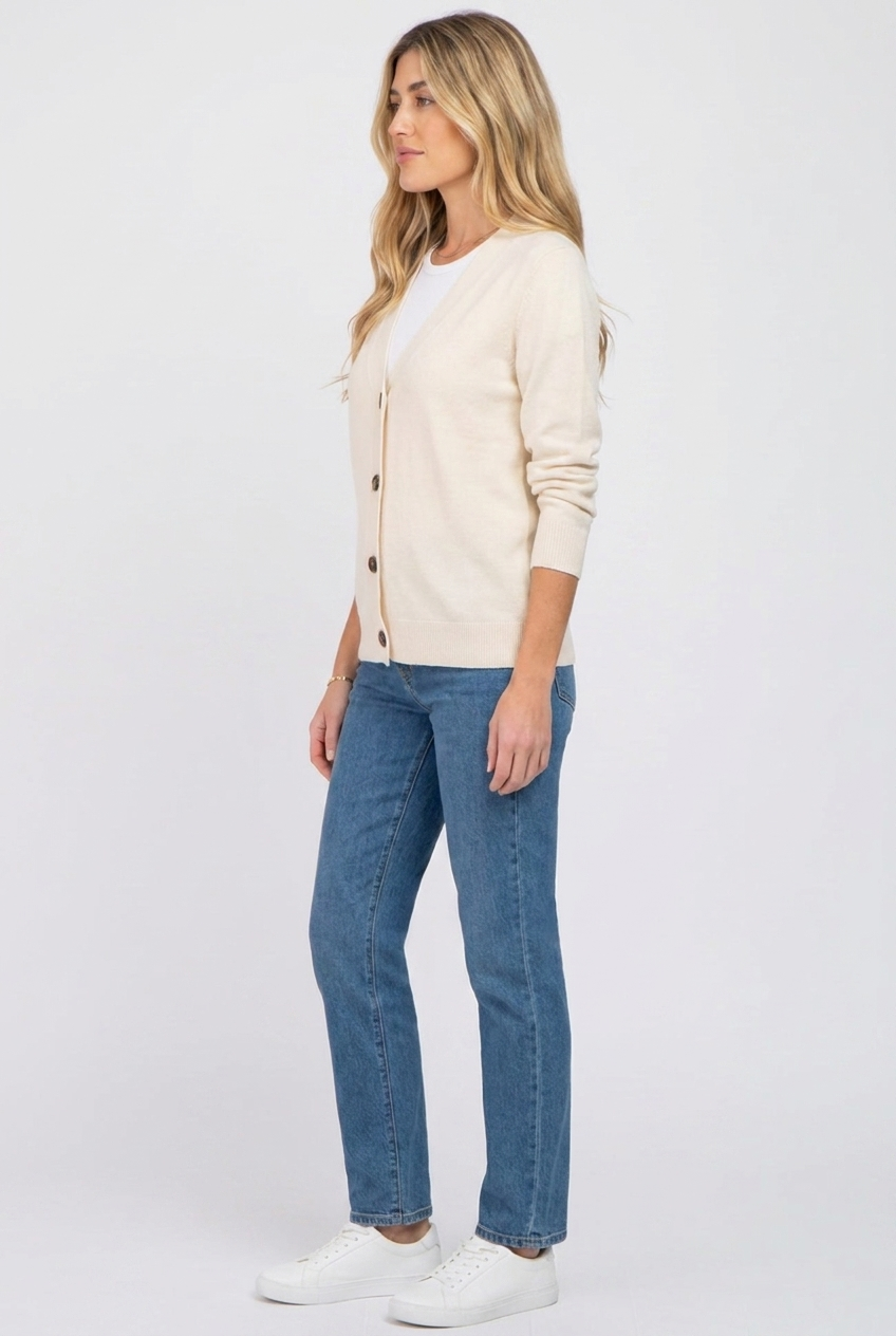 Cardigan boutonné à capuche Zoé — Amielle Paris