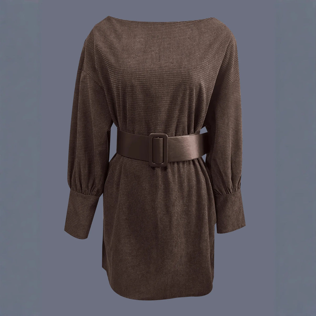Kendall — Robe pull courte ceinturée — vue 3