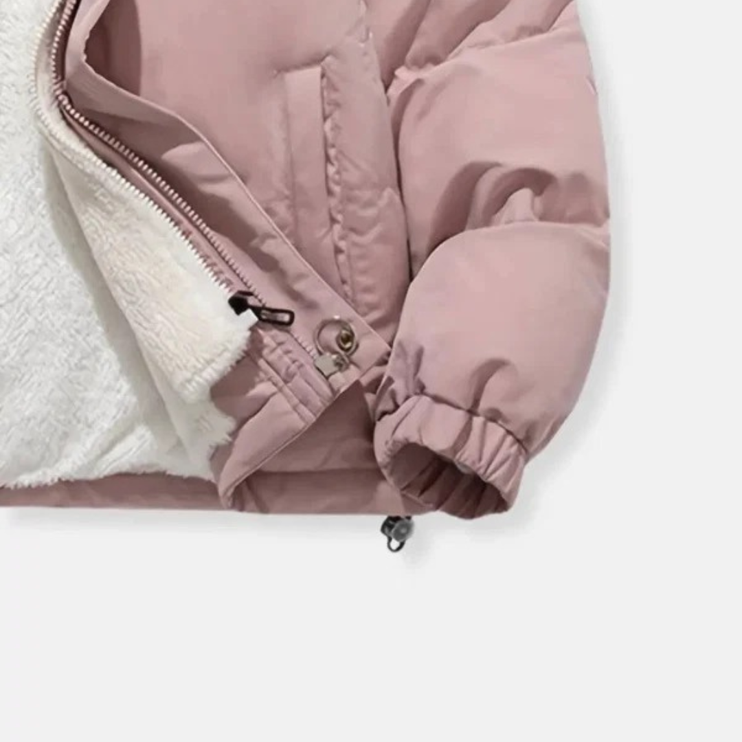 Lina — Veste matelassée à col haut — Amielle Paris