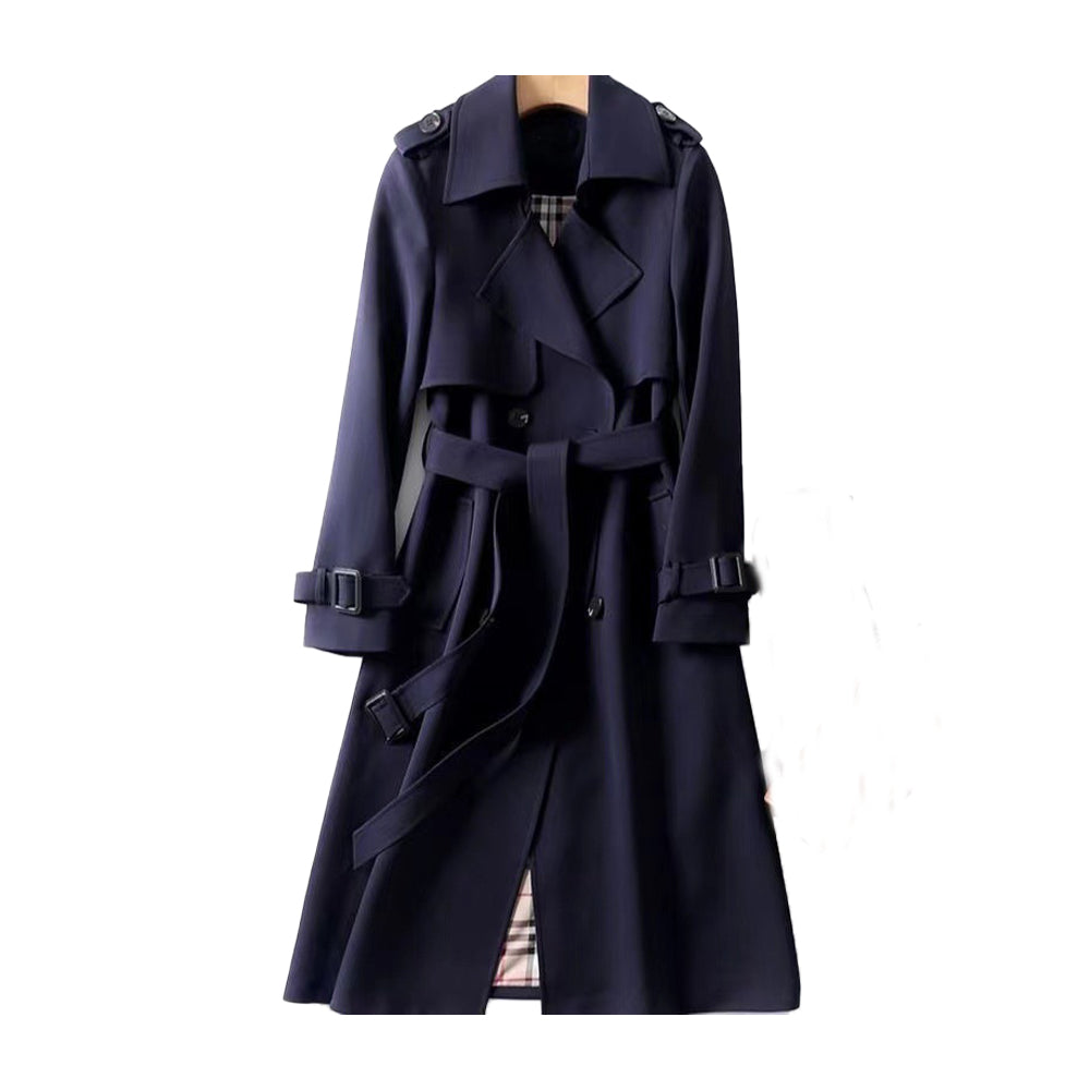 Paige — Trench croisé à ceinture assortie — Amielle Paris