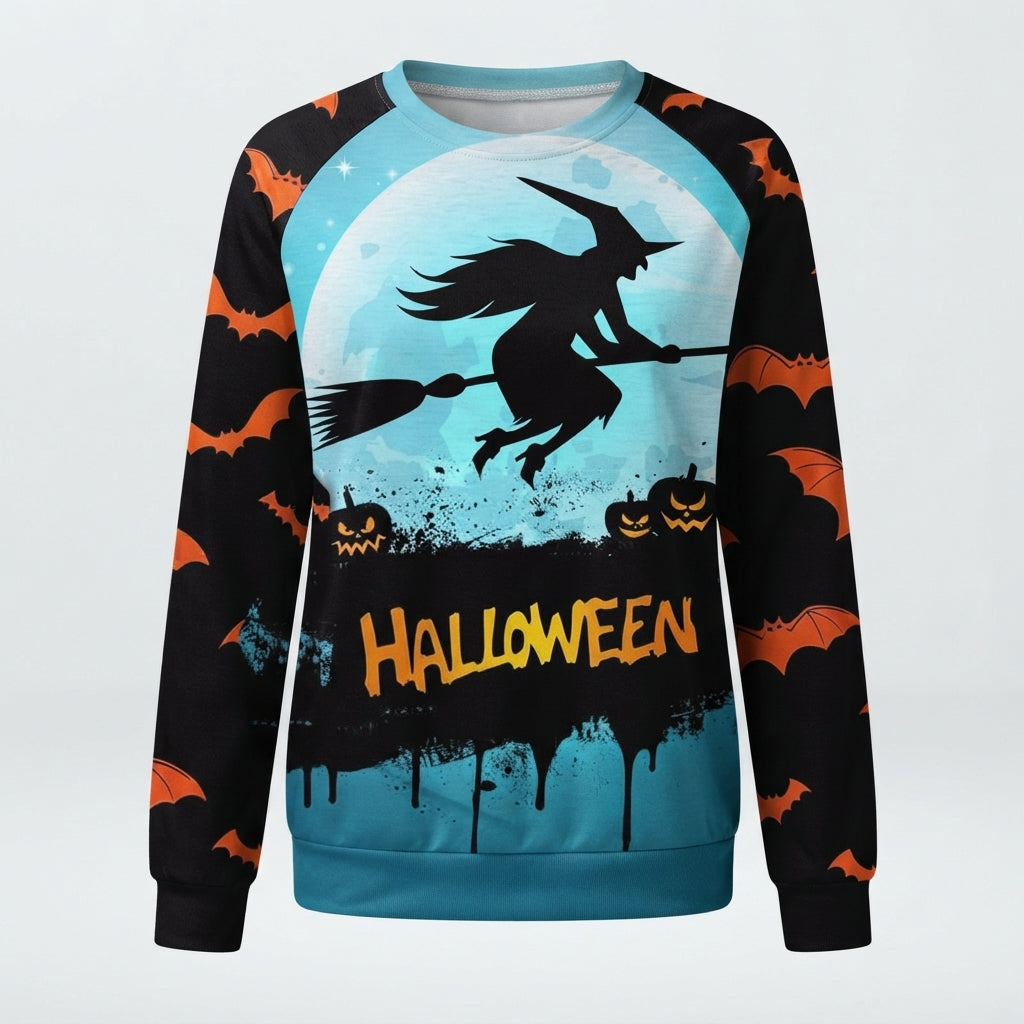 Broomstick Bash — Sweat imprimé Halloween — vue 2