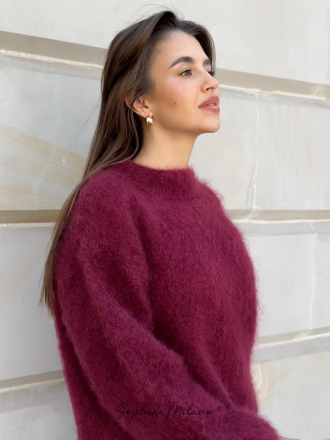Fiona — Pull décontracté à col rond — Amielle Paris